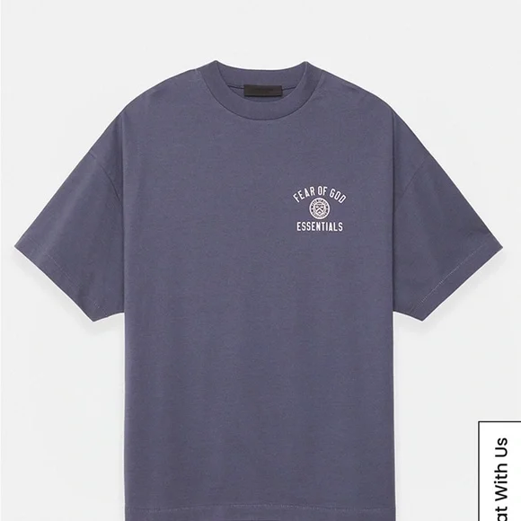 Blue Relaxed Fit Short Sleeve Tee with Graphic - Picture 2 of 2